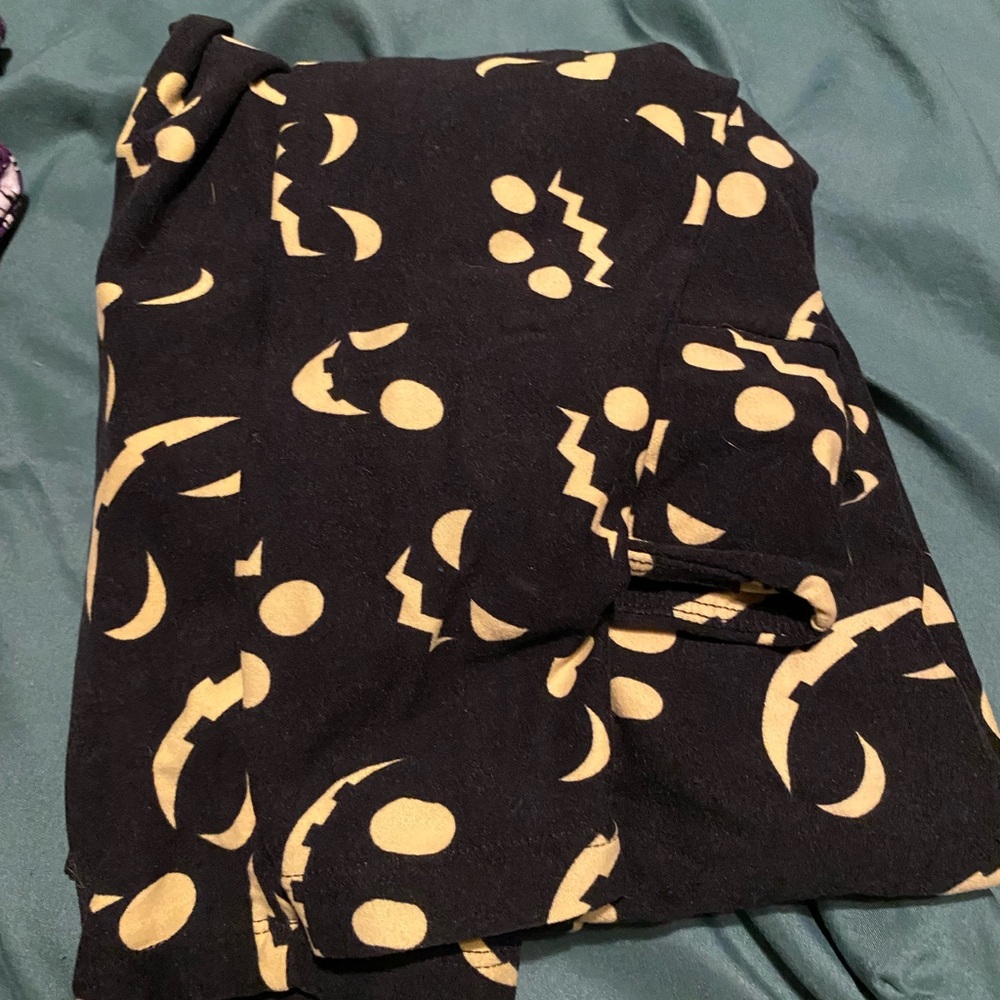 Tc Lularoe leggings black Jack o lantern